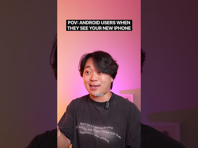 Android vs iPhone users be like