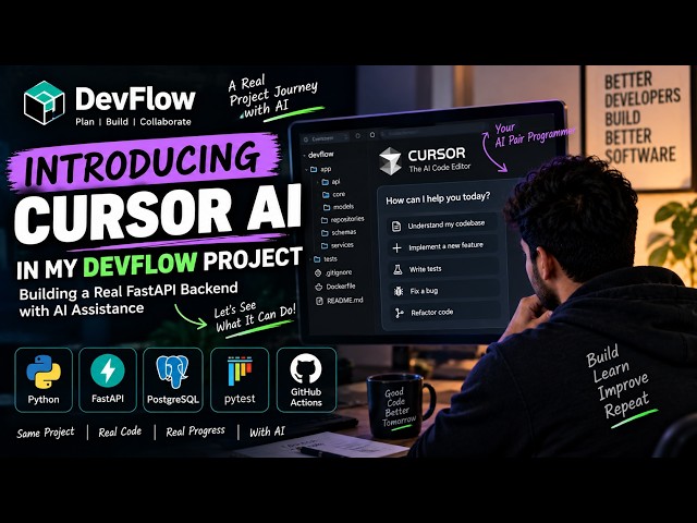 I’m Using Cursor AI to Build My Real FastAPI Project 🚀
