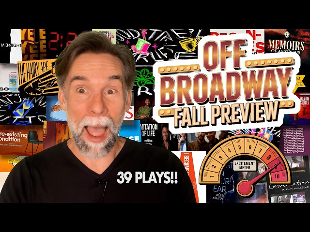 2026 Fall Off Broadway Preview! Are you as excited as me?