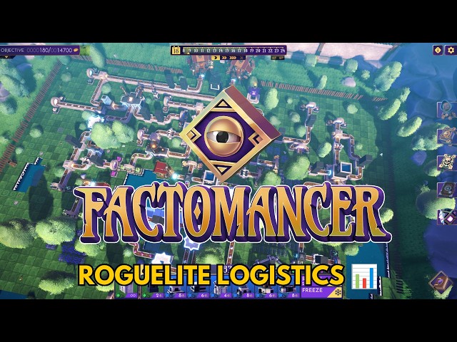 Factomancer Demo Ep 1 🔥 This Magical Factory Simulator is a Planning NIGHTMARE! 🧙‍♂️⚙️