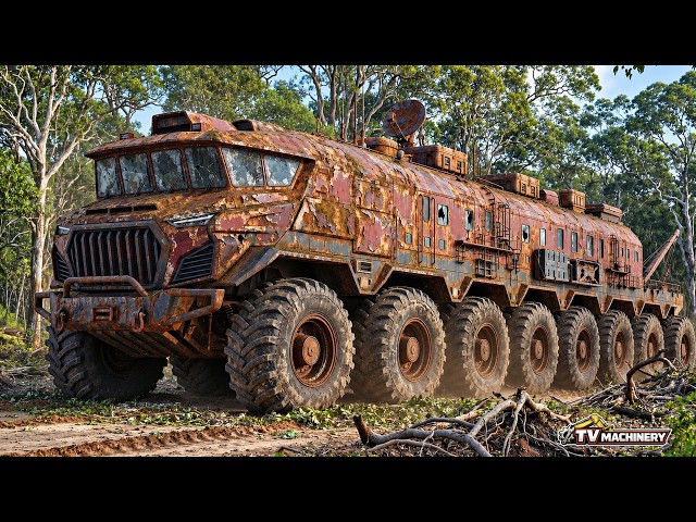 Hidden in the Forest for 20 Years: This Massive Rusted Beast Finally Gets Restored