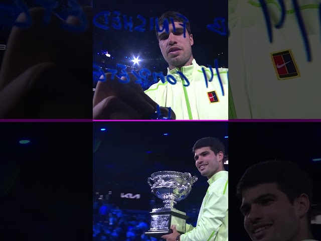 ✅ Job finished, 4/4 complete: Carlos Alcaraz has won the lot 🇦🇺🇫🇷🇬🇧🇺🇲 #tennis #ausopen #alacraz
