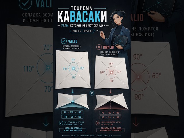 Компьютер видит сгибы | S5E5 #Оригами #Математика #OrigamiMind
