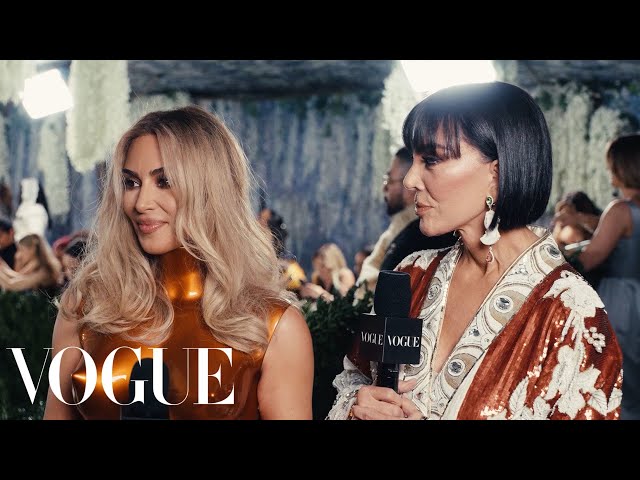 Kim Kardashian & Kris Jenner Make Met Gala a Family Affair | Vogue