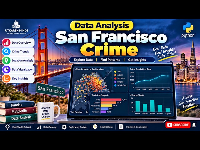 San Francisco Crime Data Analysis | Dataset Introduction | Python & Data Science