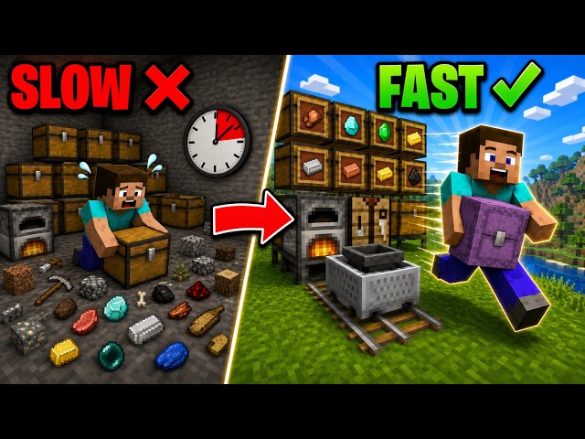 20 Minecraft Things That Save You Time!