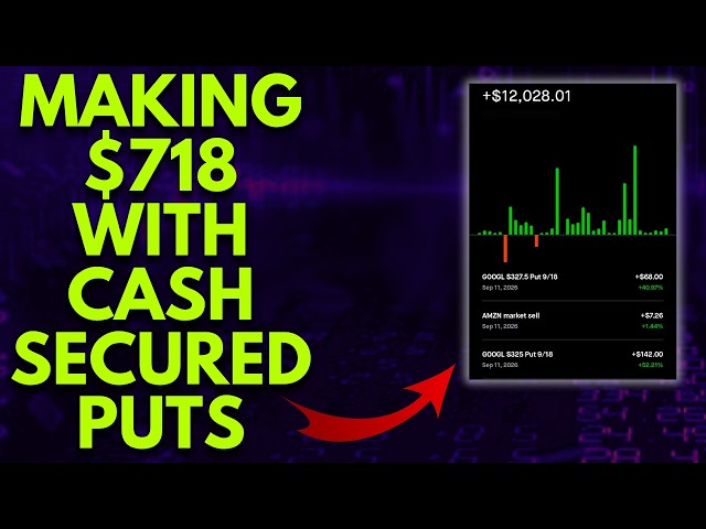 THE EASIEST $718 I'VE MADE SELLING PUTS ON THIS STOCK!  | TRADING OPTIONS