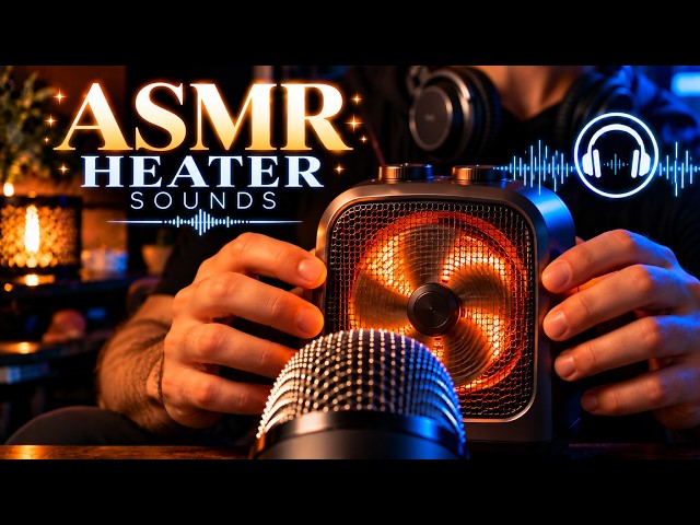 ASMR Fan heater sounds 🔥 | Cozy white noise for deep sleep & relaxation | No talking 🎧