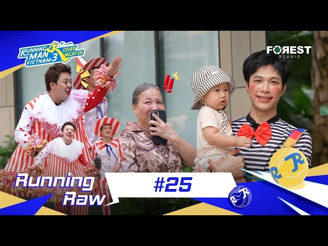 RUNNING RAW #25: Trấn Thành "HO SẶC SỤA" khi làm thử thách, Anh Tú Atus HÍ HỬNG khi gặp em bé