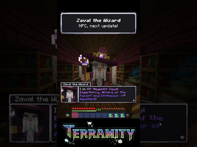 Zaval the Wizard | Terramity v1.0 #terramity #moddedminecraft  #minecraft #fyp #gaming