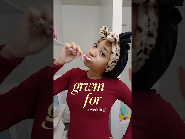 GRWM FOR A WEDDING #grwm #ootd