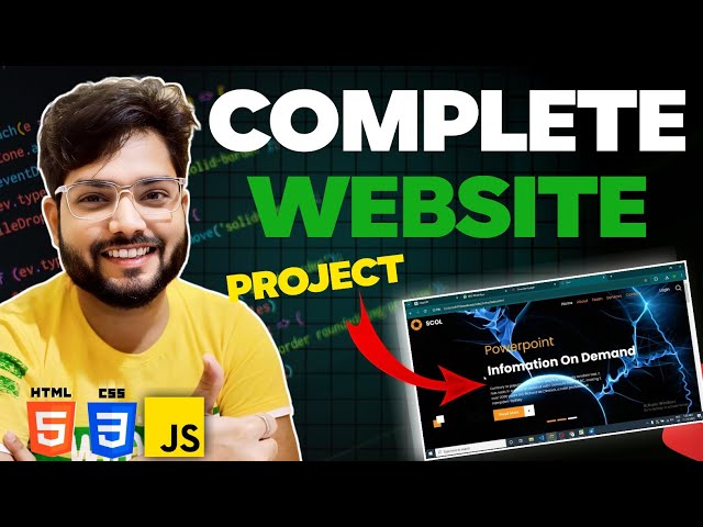 Complete Website 🔥Project || Part - 2 || Using HtML CSS & javascript #coding #webdevelopment