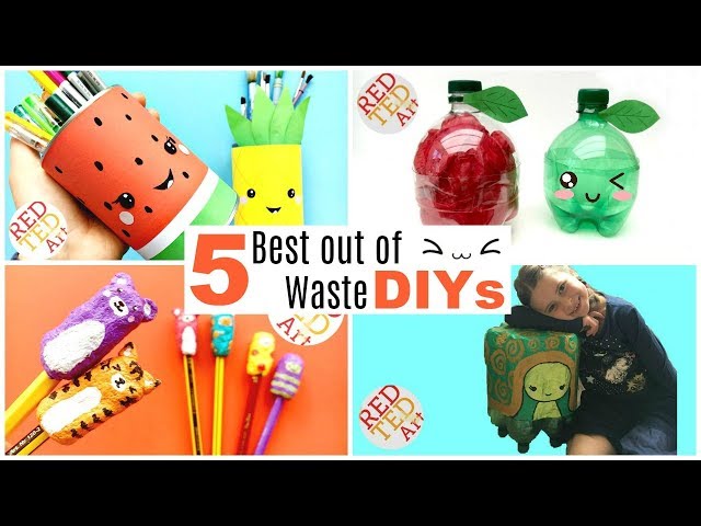 Best out of waste - eco DIYs - Upcycling Ideas & Projects