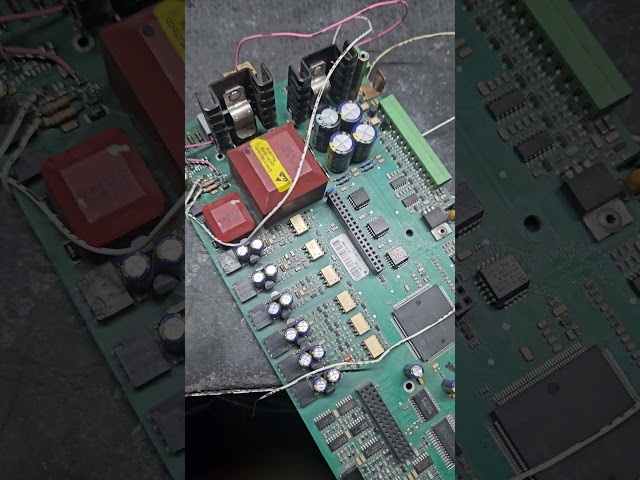 Power up vfd power card using extranl uc3844 circuit with extrnal feedback circuit. #vfd
