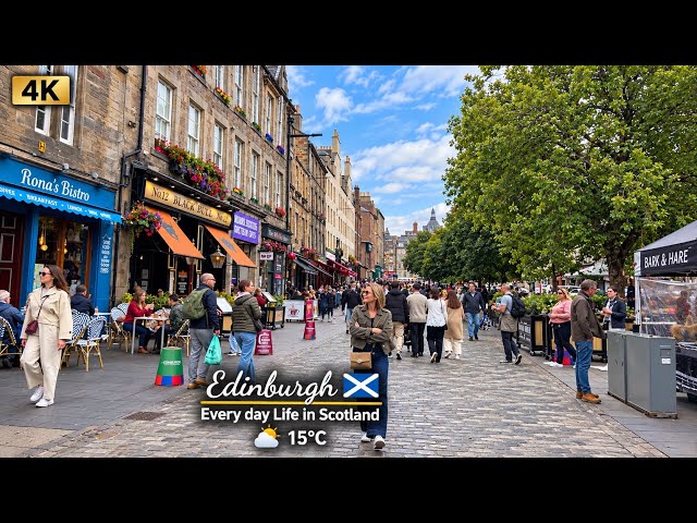Edinburgh’s Famous Saturday Markets in 4K | Farmers’ Market & Grassmarket | Scotland 4K