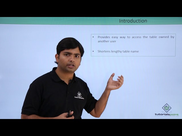 Oracle - SQL - Creating Synonyms