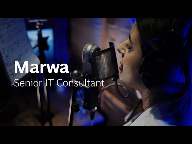 Meet Marwa and witness how her passions resonate #beyond work 🎤🎶