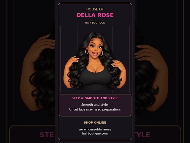 How to Wear a Glueless Wig Step by Step | House of Della Rose