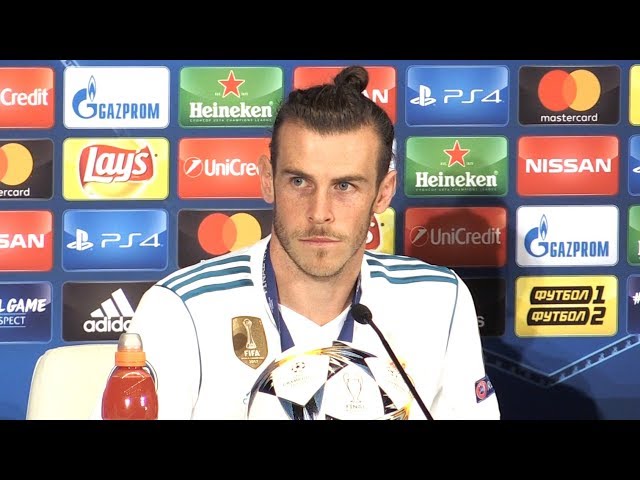 Gareth Bale Man Of The Match Press Conference - Champions League Final - Threatens To Leave Madrid