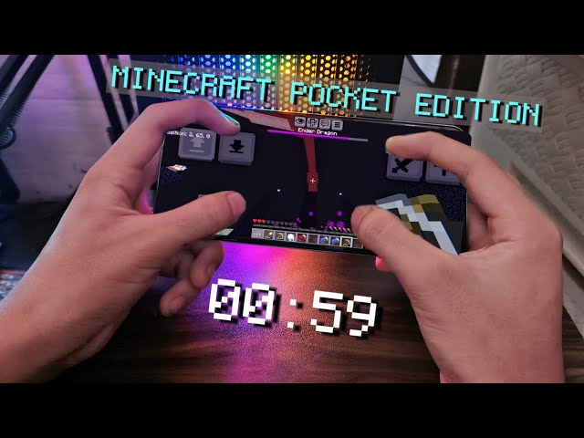 I Beat Minecraft In Under a Minute on Phone