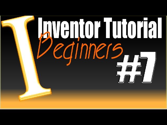 7-Inventor Beginner Tutorial : Background, Color, ViewCube, Navigation Bar