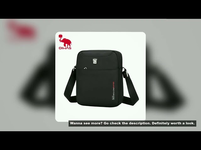 OIWAS High Quality Waterproof Men's Crossbody Bag Mini Business Shoulder Bags Traveling Messenger Sl