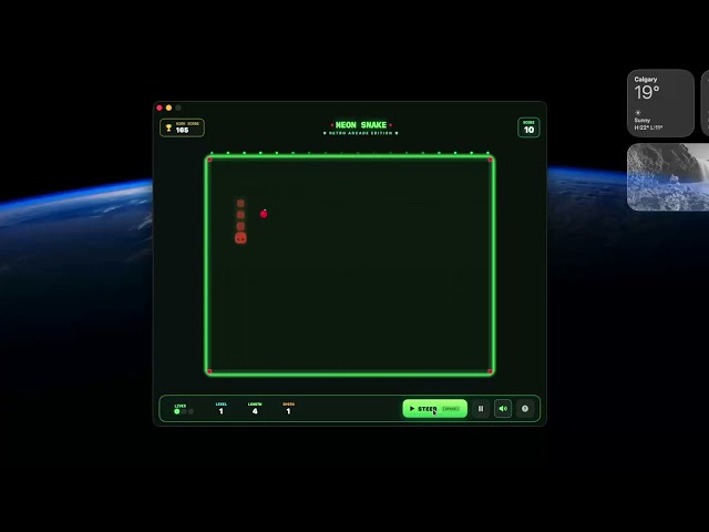 Arcade Snake Game- macOS -swiftUI/SpriteKit
