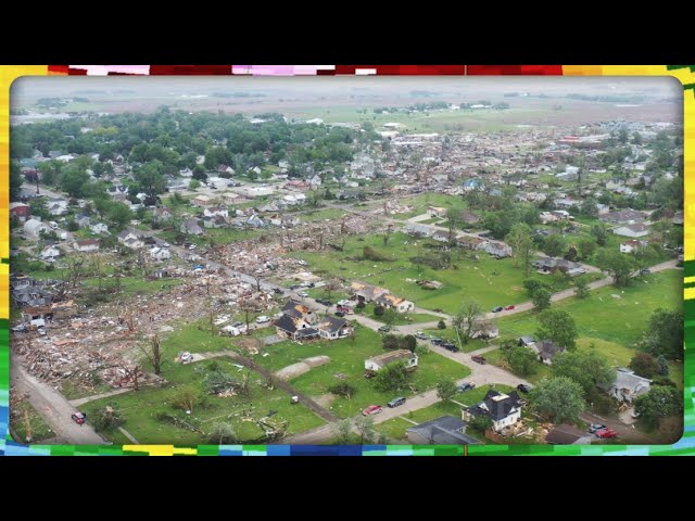 Drone Survey Greenfield Iowa Tornado Damage