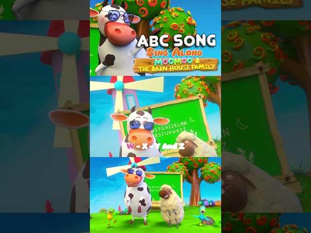 MooMoo & The Barn House Family | ABC Song | Sing Along
