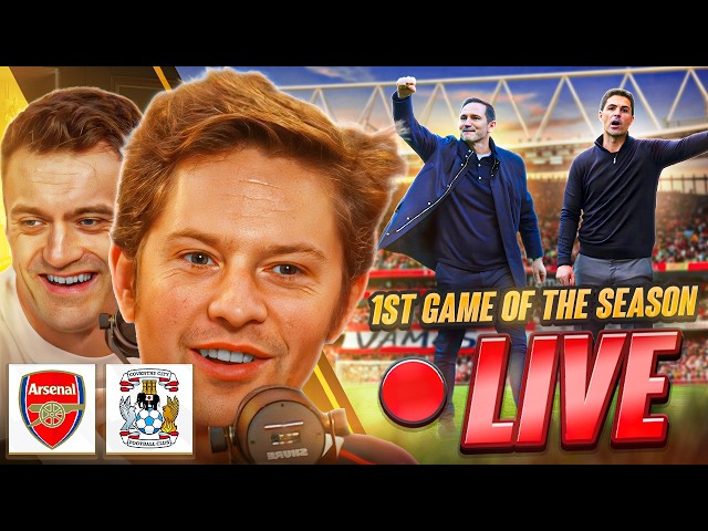 ARSENAL VS COVENTRY | PREMIER LEAGUE | THE CLUB LIVE