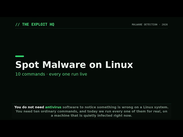 10 Linux Commands That Expose Hidden Malware
