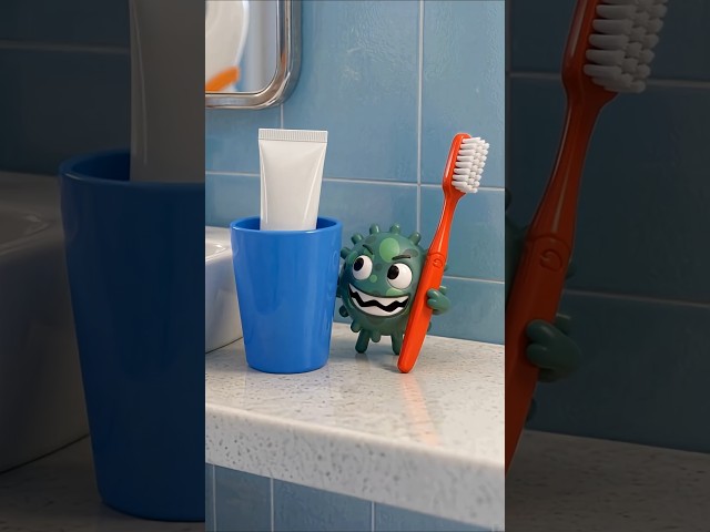Where is my toothbrush? It's time to brush my teeth!