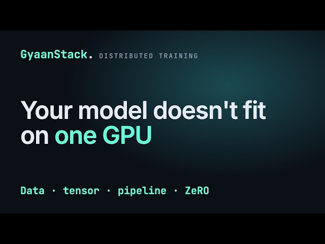 How to Train a Model That Doesn't Fit on One GPU: Data, Tensor, Pipeline Parallelism and ZeRO