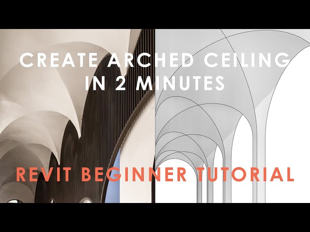 Revit Vaulted Ceiling Tutorial - Modeling Workflow