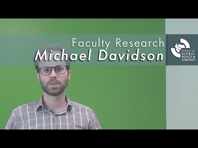 Professor Michael Davidson on Decarbonizing the Grid