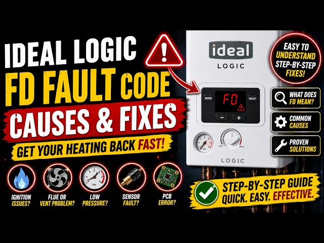 Ideal Logic Boiler FD Fault Code: Causes & Fixes | Boilers2Go