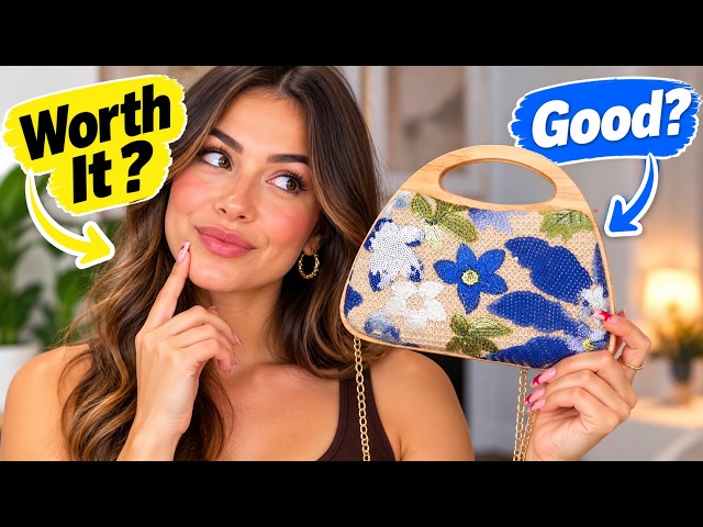 Is This The Most Beautiful Clutch? Floral Sequin Detail!