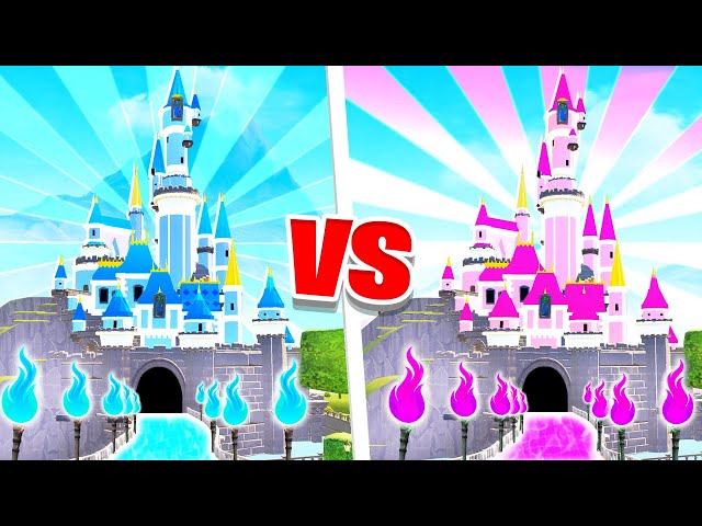 Boy VS Girl Castle Challenge on Fortnite Battle Royale