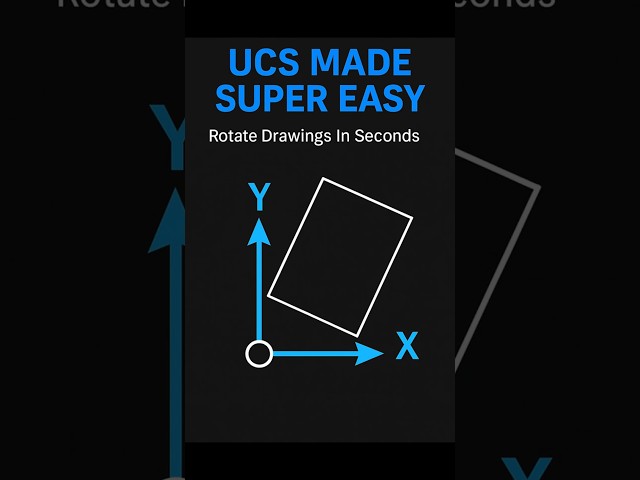 This UCS Hack Saves Hours on Every Project #AutoCAD #Productivity