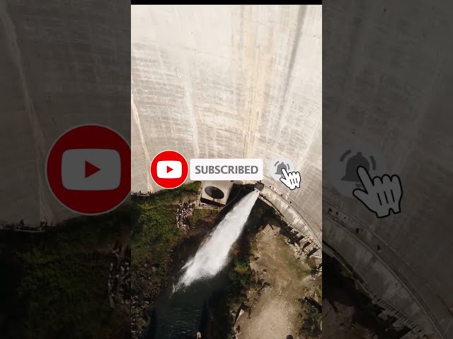 Tail Water from Dam #shorts #hydroelectricity #renewableenergy