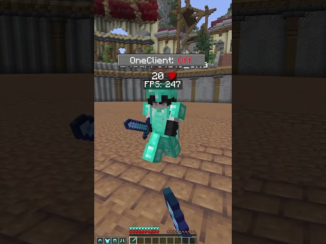 BEST settings to get 1,000 FPS!👀😏 #minecraft #minecraftclient #gaming #oneclient