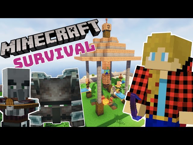 We Started a RAID!!! Choas Ensued... | Survival Island SMP #Minecraft