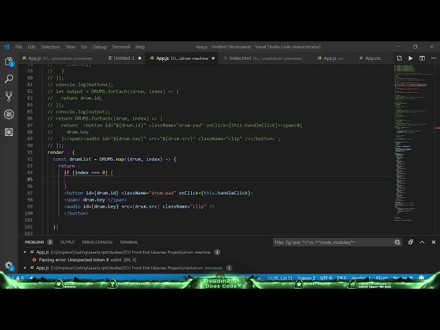 #100DaysOfCode Day 70/100 - Building A Drum Machine #3