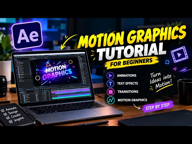 Create This Professional Motion Graphic From Scratch | After Effects Tutorial