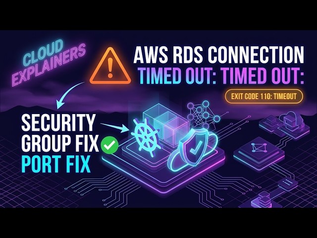 AWS RDS Connection Timed Out: Security Group Port Fix