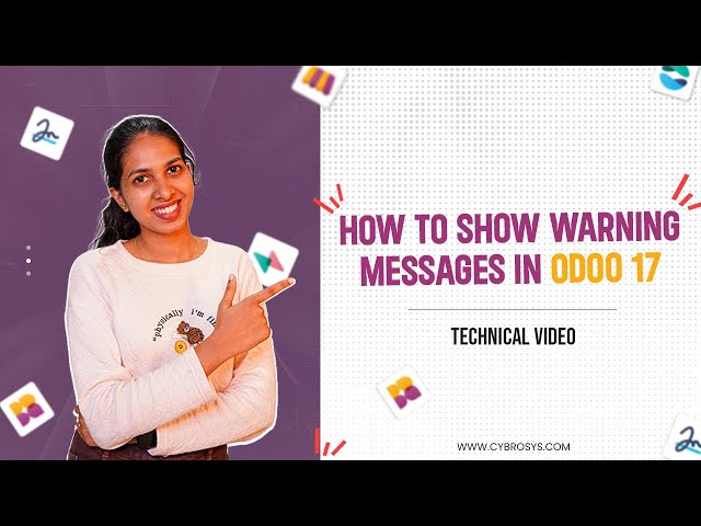 How to Show Error/Warning Messages in Odoo 17 | Odoo 17 Development Tutorial | Alert Warning in Odoo