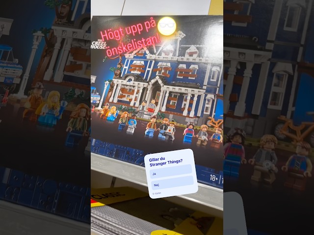 @LEGO Högt upp på önskelistan 😎#noraochpappa #lego #strangerthings