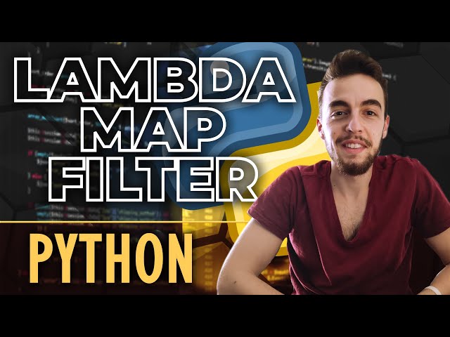 Python Lambda Map Filter Explained all together in ONE video