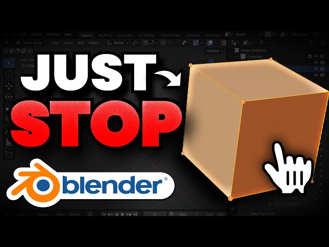 STOP Modeling 3D Models in BLENDER (Here's Why...)