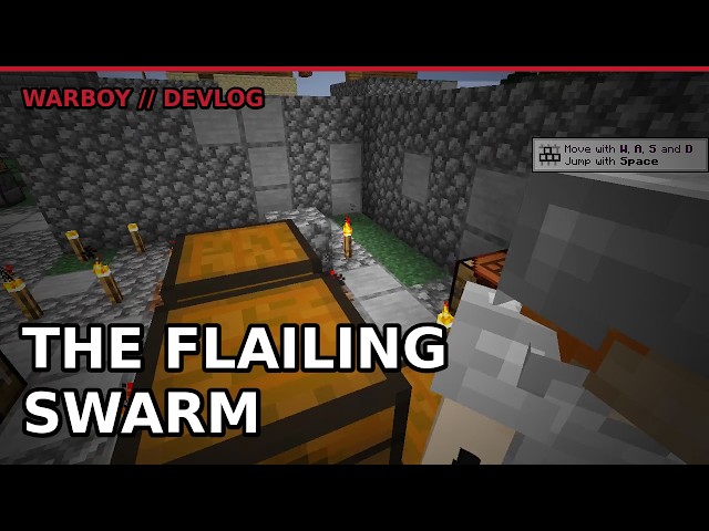 Warboy Devlog — The Flailing Swarm | Wrangling My Autonomous AI Minecraft Colony